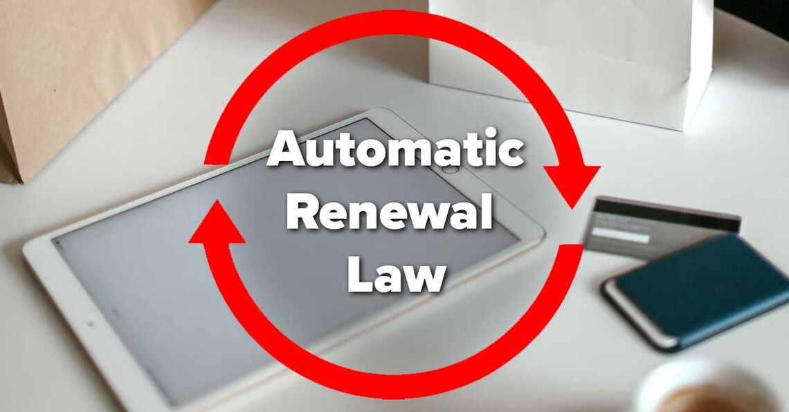 What is the California Automatic Renewal Law (ARL) for Subscriptions?