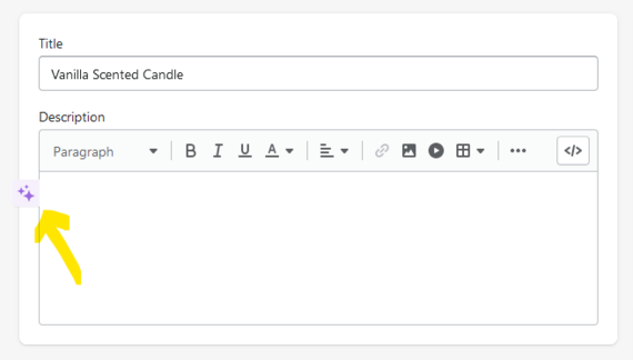 Using Shopify Magic To Generate Product Text With Autowrite