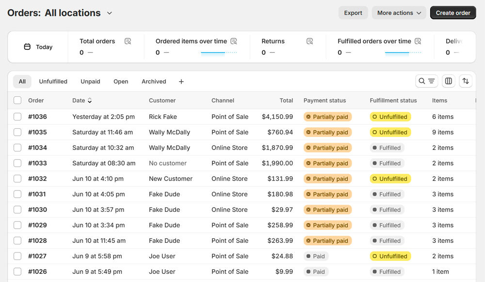 Manage your online and POS orders from one simple interface